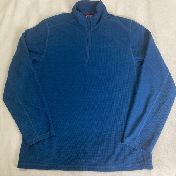 The North Face Other - The North Face Quarter-zip blue pullover fleece sweater mens size L